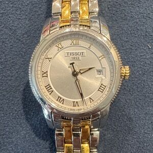 Tissot Two-Tone Silver and Gold Watch